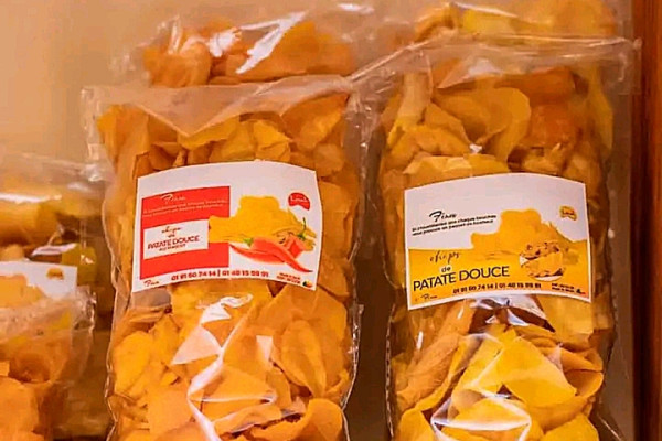 Chips de patate douce