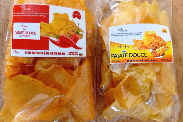 Chips de patates douces | nature & épicé