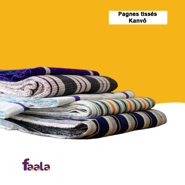 Kanvô : Pagne tissé local