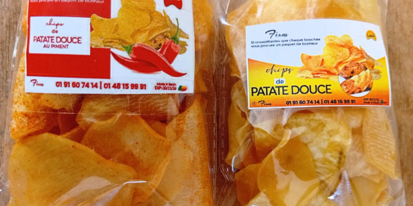 Chips de patates douces | nature & épicé