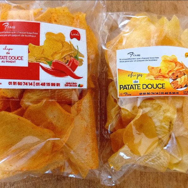 Chips de patates douces petit format
