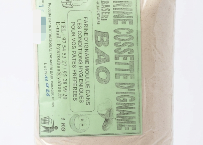 Farine cossettes d'igname