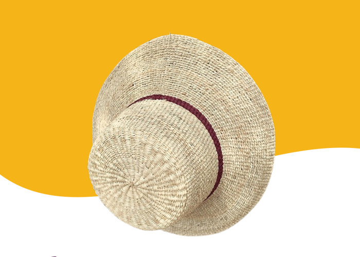 Chapeau en raphia
